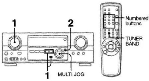 AIWA AVD35 - PRESETTING STATIONS - 1