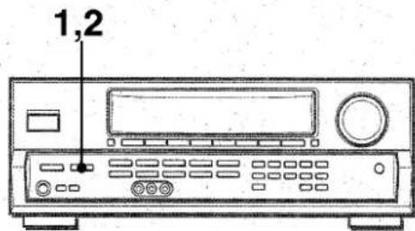 AIWA AVD30 - POUR SELECTIONNER UN MODE DOLBY PRO LOGIC - 1