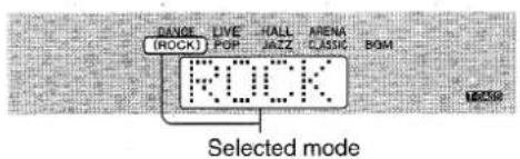 AIWA AVD30 - Press one of the GEQ (Graphic Equalizer) buttons. - 1