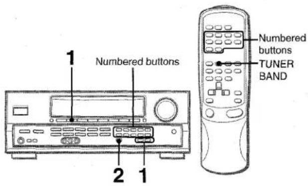 AIWA AVD30 - PRESETTING STATIONS - 1