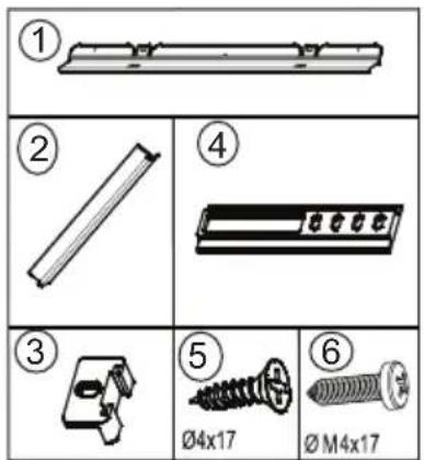 VESTEL VEKS2035 - Installatie instructies sleepdeurmontage - 1