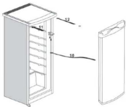 SABA MP237IX - Inversion de porte - 2