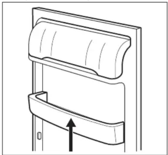 JUNO JCN12220S5 - Positioning the door shelves - 1