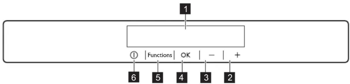 JUNO JCF17820S7 - Bedieningspaneel - 1