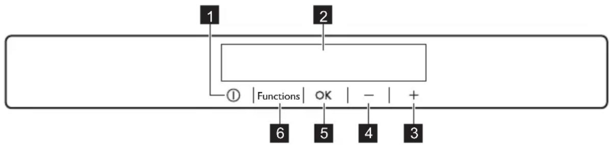 JUNO JCF14024F5 - Bedienfeld - 1