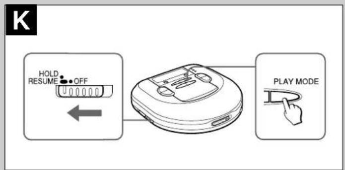 AIWA XPR207 - Repeat play → K - 5