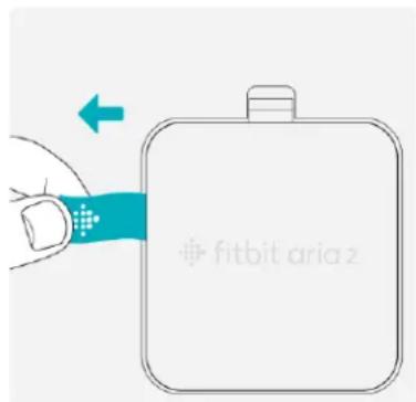 FITBIT Aria 2 - Mise sous tension de votre balance - 1