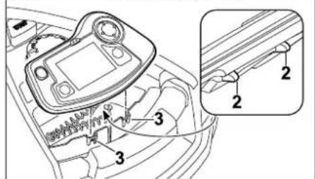 VIKING iMow MI 632 P - Bedieningsconsole plaatsen: - 2