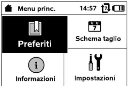VIKING iMow MI 632 P - Menu principale - 1