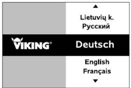 VIKING iMow MI 632 P - Setting the language, date and time - 1