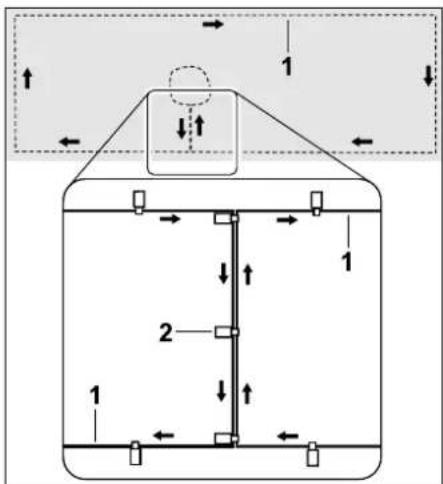 VIKING iMow MI 632 P - Installing linking sections - 1