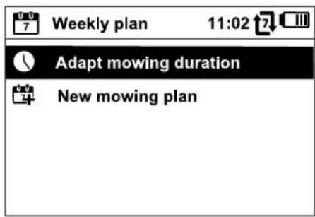 VIKING iMow MI 632 P - Weekly plan - 1