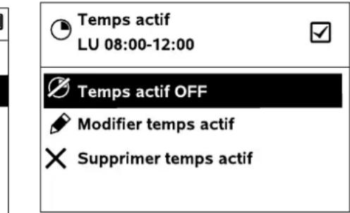 VIKING iMow MI 632 P - Modification d'un temps actif : - 1