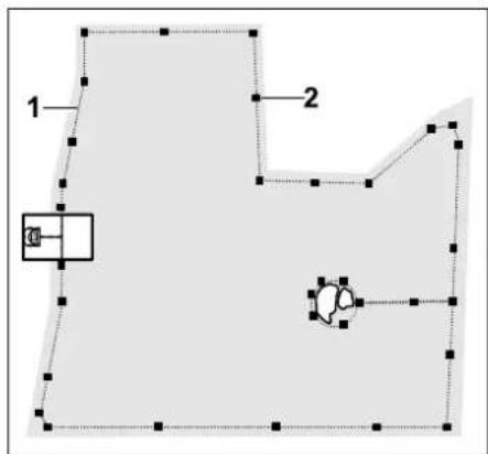 VIKING iMow MI 632 P - Routing the perimeter wire - 5