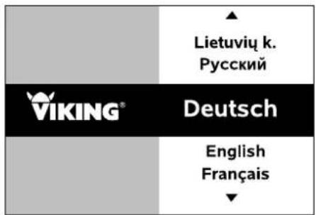 VIKING iMow MI 632 P - Impostazione lingua, data, ora - 1