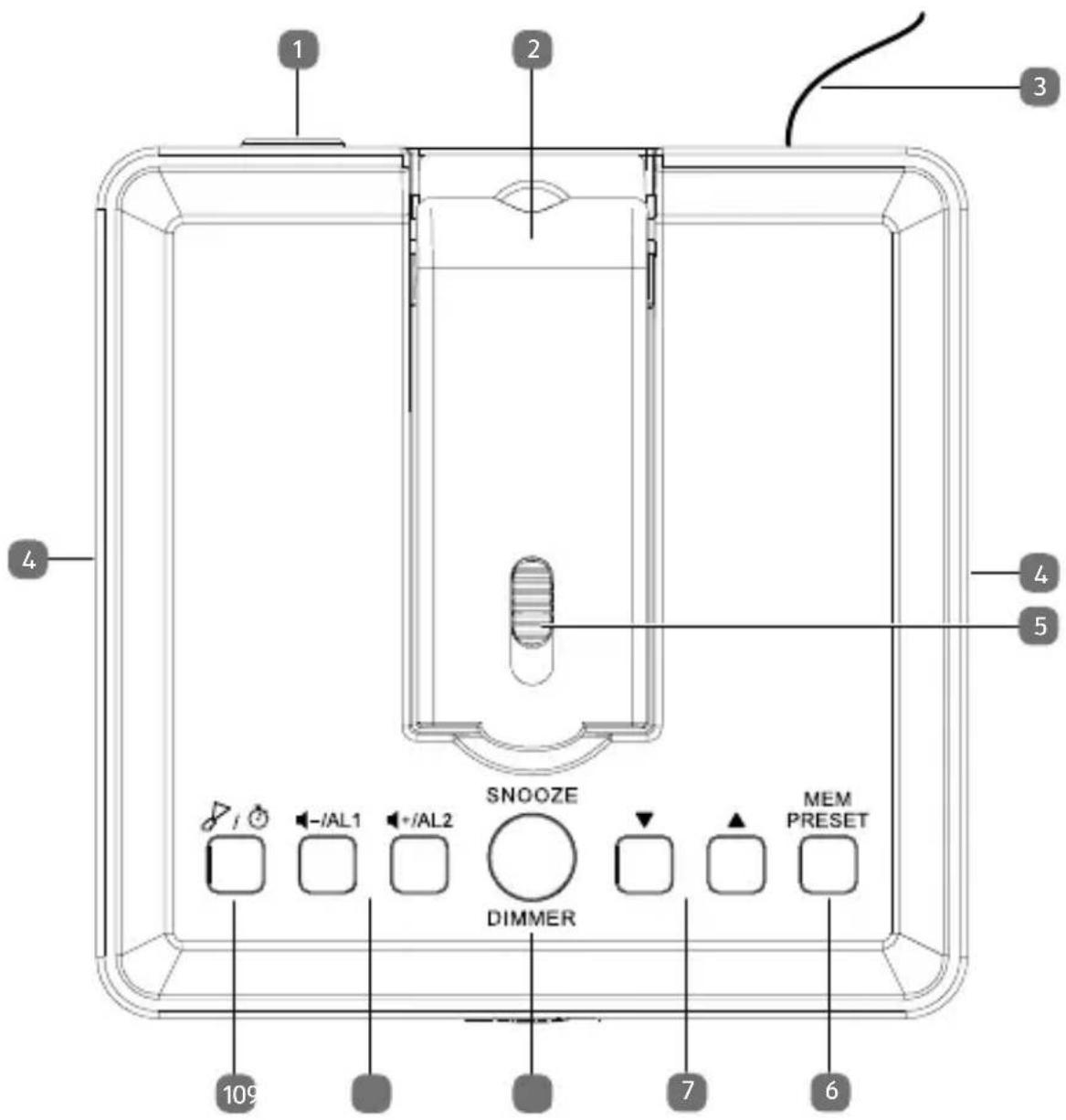 MEDION Life E66395 (MD 43562) - Bovenanzicht - 1