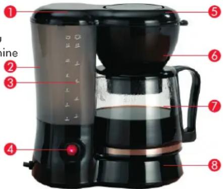 Tomado TM2408 - DESCRIPTION DES COMPOSANTS - 1