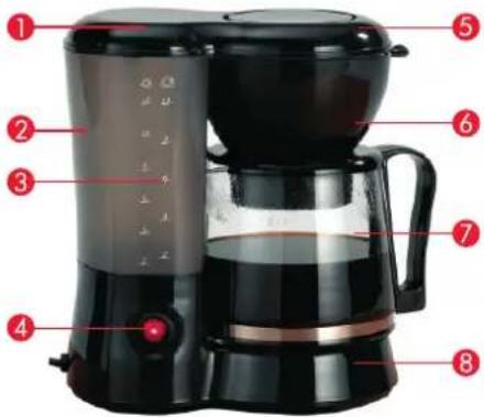 Tomado TM2408 - ONDERDELENBESCHRIJVING - 1