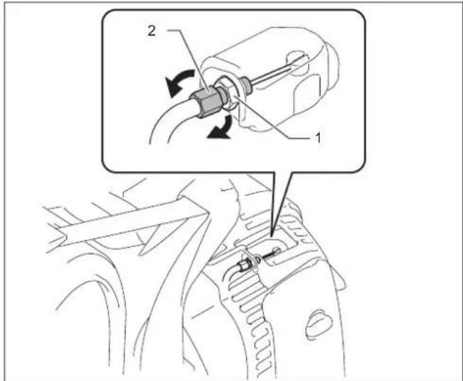 MAKITA EB7660TH - Controllo della valvola a farfalla - 2