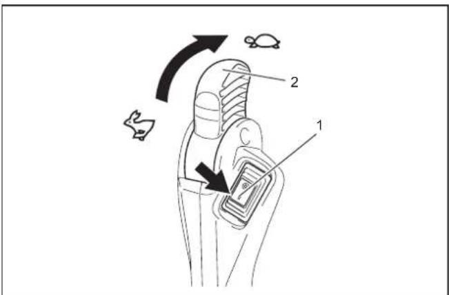 MAKITA EB7660TH - Quando o motor está frio ou antes o reabastecimento (arranque a frio) - 2