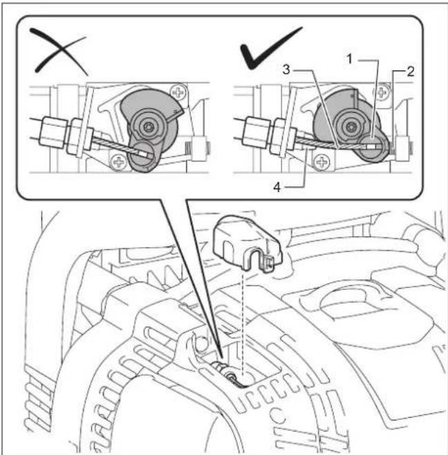 MAKITA EB7660TH - Controllo della valvola a farfalla - 1