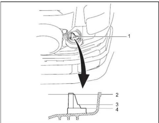 MAKITA EB7660TH - Procedure de remplacement de l'huile - 2
