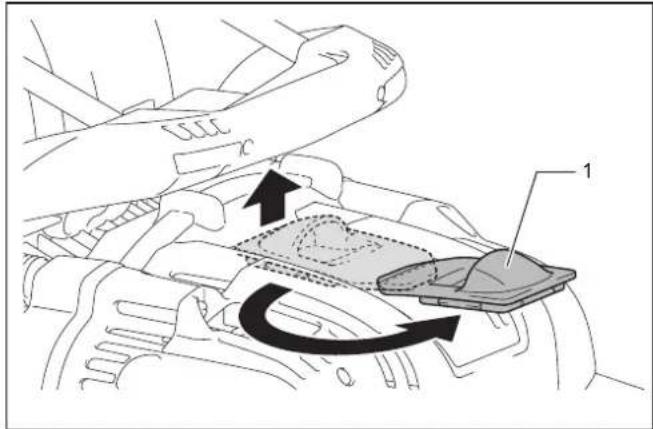 MAKITA EB7660TH - Checking the spark plug - 1