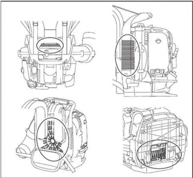 MAKITA EB7660TH - Rengoring af motor, koleluftabning - 1