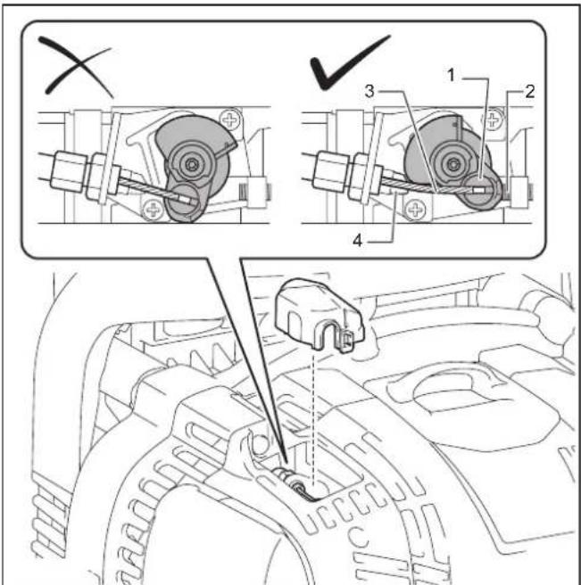 MAKITA EB7660TH - Comprobación de la valvula del acelerador - 1