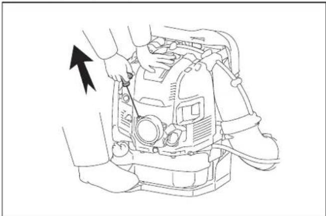 MAKITA EB7660TH - Motor soğukken veya yakit doldurduktan sonra (soğuk calistirma) - 4