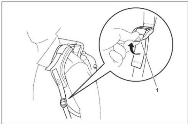MAKITA EB7660TH - Adjusting shoulder strap - 2