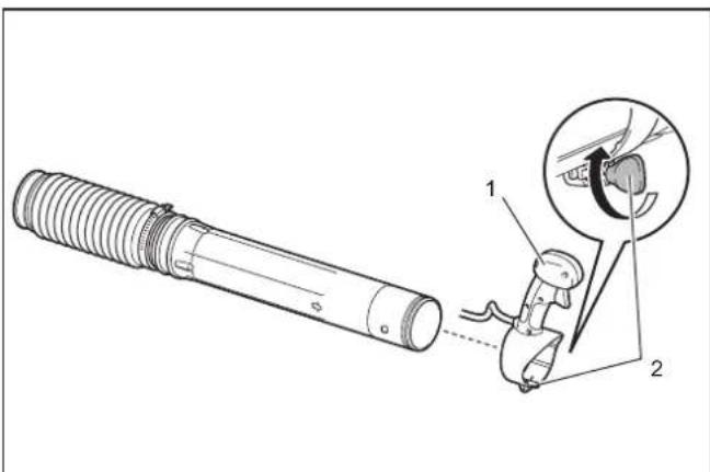 MAKITA EB7660TH - Zusammenbau den Blasrohr - 3