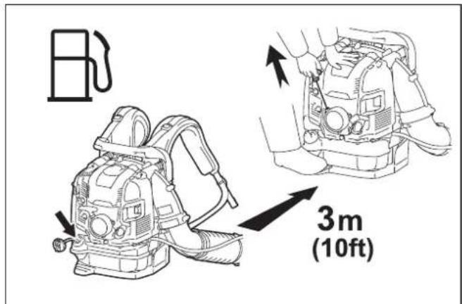 MAKITA EB7660TH - Yakit doldurma - 2
