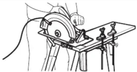 MAKITA HS6100 - Werkwijze bij het zagen - 1