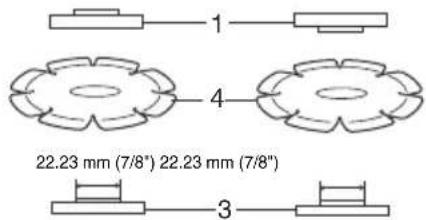 MAKITA 9562CVH - Operation with abrasive cut-off / diamond wheel (optional accessory) (Fig. 16) - 8