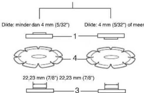 MAKITA 9562CH - Gebruik met doorslijpschijf/diamantschijf (optionele accessoires) (Fig. 16) - 6
