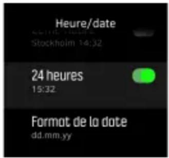 SUUNTO Spartan Ultra - Réglage des paramètres - 4