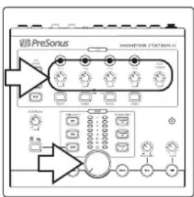 PRESONUS Monitor Station V2 - Réglage du niveau de sortie de vos sources audio - 1