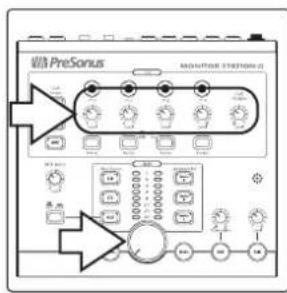PRESONUS Monitor Station V2 - Raccordement de périphériques aux entrées de la Monitor Station V2 - 1