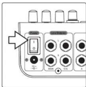 PRESONUS Monitor Station V2 - Branchement de l'alimentation de la Monitor Station V2 - 4