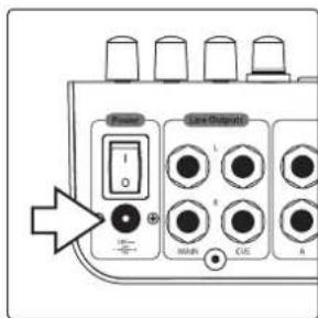 PRESONUS Monitor Station V2 - Branchement de l'alimentation de la Monitor Station V2 - 3
