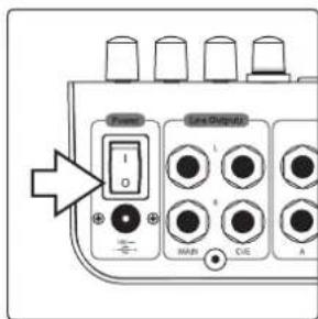 PRESONUS Monitor Station V2 - Branchement de l'alimentation de la Monitor Station V2 - 2