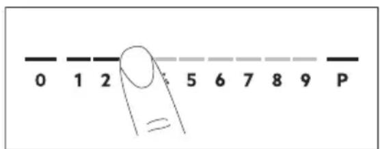 ELECTROLUX EIV9467 - Heat setting - 1