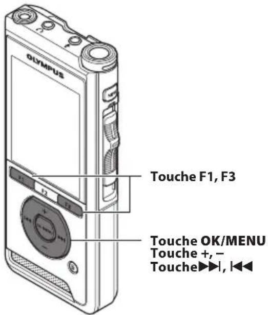 OLYMPUS DS2600 - Comment utiliser le menu - 1