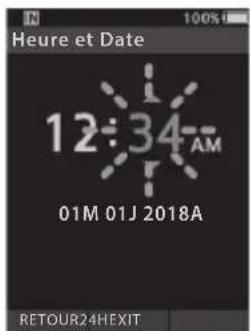 OLYMPUS DS2600 - Configuration de la date et de l'heure [Heure et Date] - 3