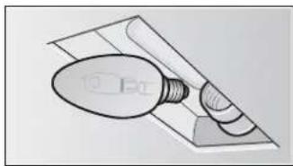 BOSCH DHL555BSD - Sustituir las bombillas incandescentes - 3