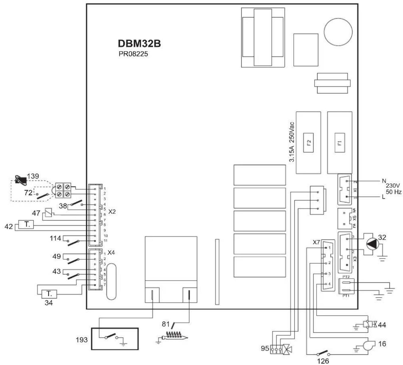 FERROLI DIVAcondens F28 - Schemaelectrica - 1