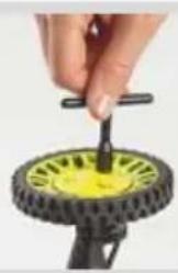 HAMA RACEMACHINE - Montarea rotilor - 4