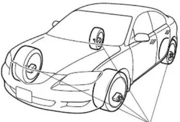 MAZDA speed 3 (2007) - Systèmesurveillancedpressiondespneus - 1