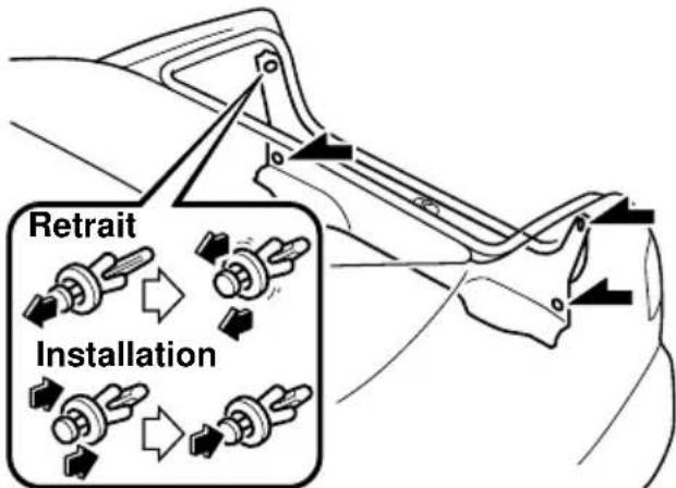 MAZDA speed 3 (2007) - Clignotantsarriere(4portes) - 1